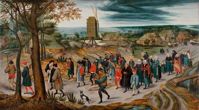 The Marriage Procession by Pieter Brueghel the Younger